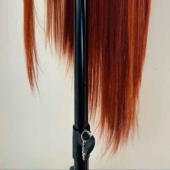 Very Pretty Gorgeous Deep Copper 36” Premium Fiber Lace Front Wig 🧡 - Picture 2 of 12